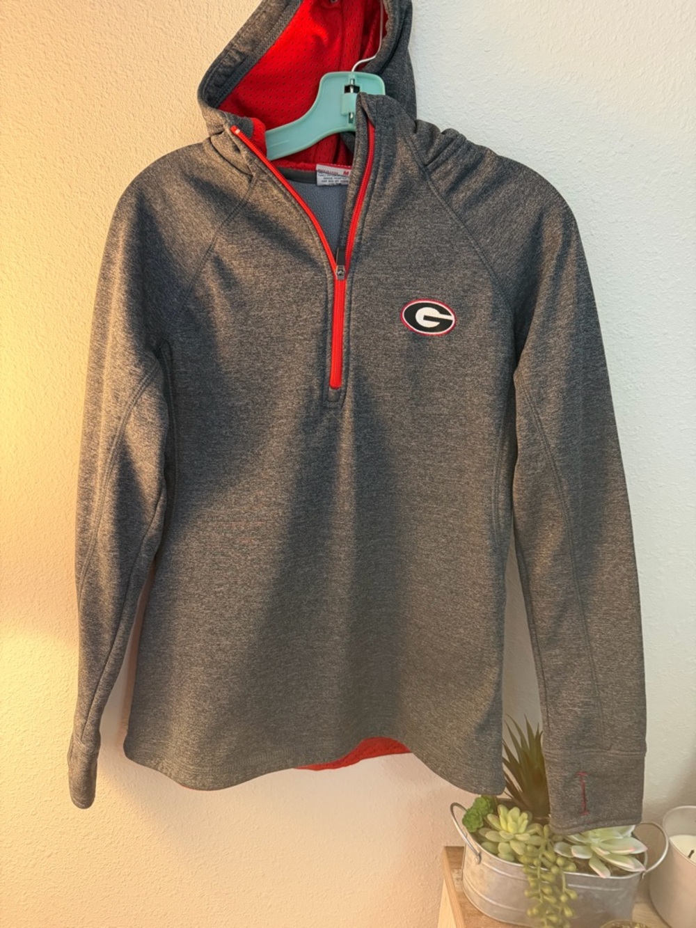 Georgia Hooded Quarter-Zip Pullover - Picture 2 of 9